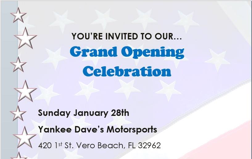 Yankee Dave's Grand Re-Opening Celebration